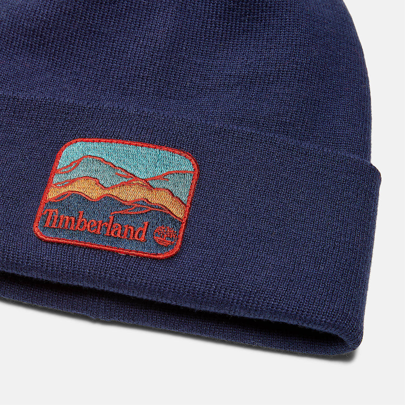 Beanie with Mountain Patch