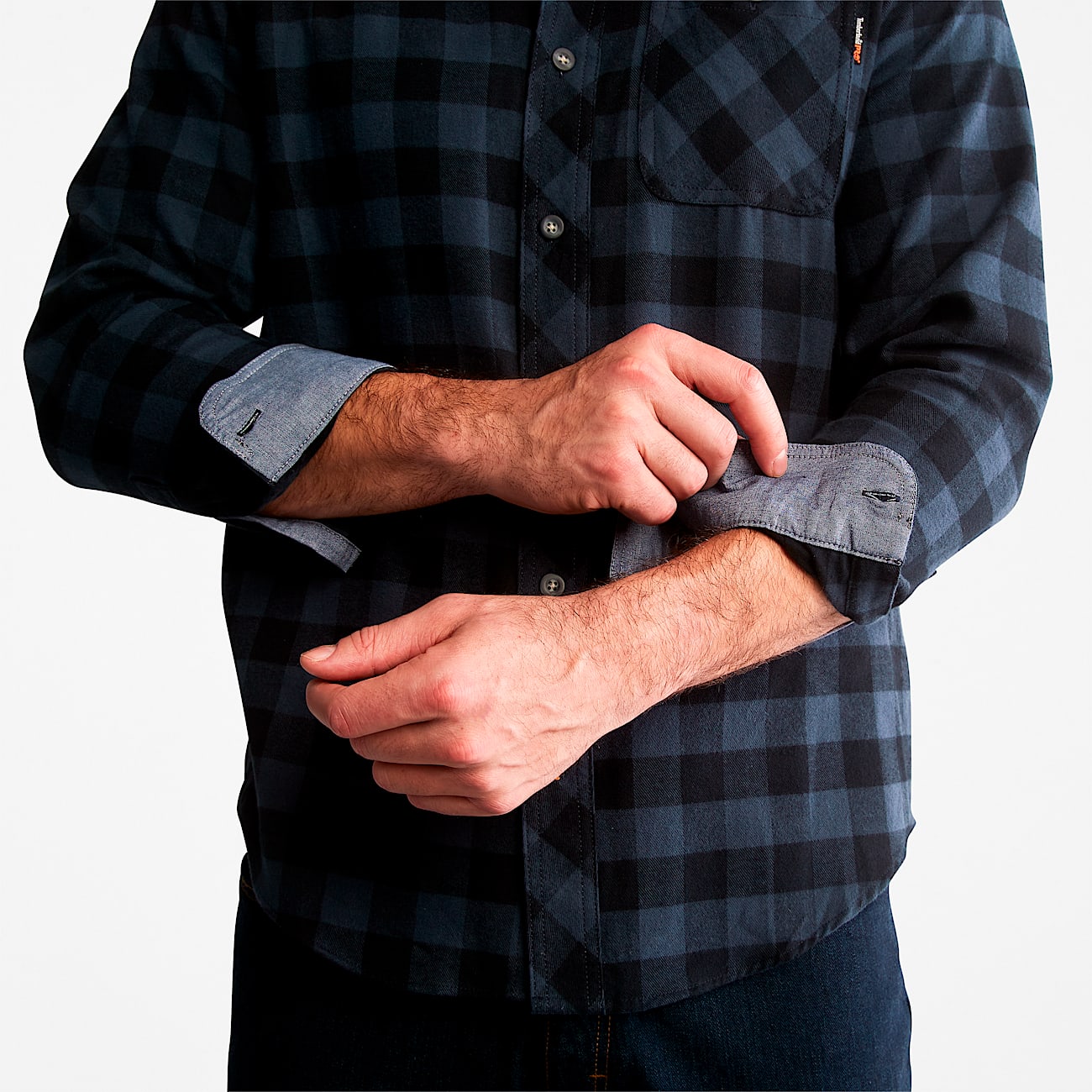 Men's Timberland PRO® Woodfort Lightweight Flannel Flex Shirt