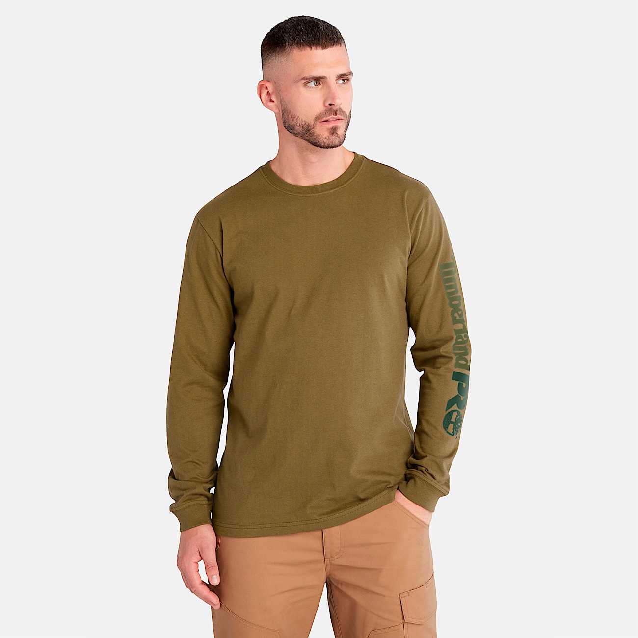 Men's Timberland PRO® Core Logo Long-Sleeve T-Shirt - 1