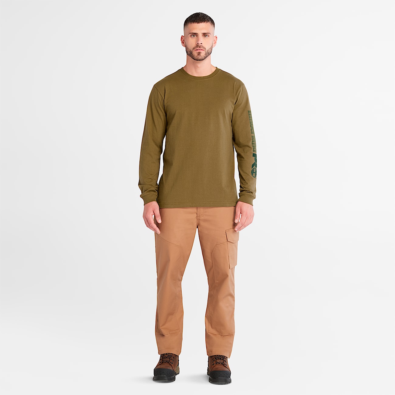 Men's Timberland PRO® Core Logo Long-Sleeve T-Shirt - 2