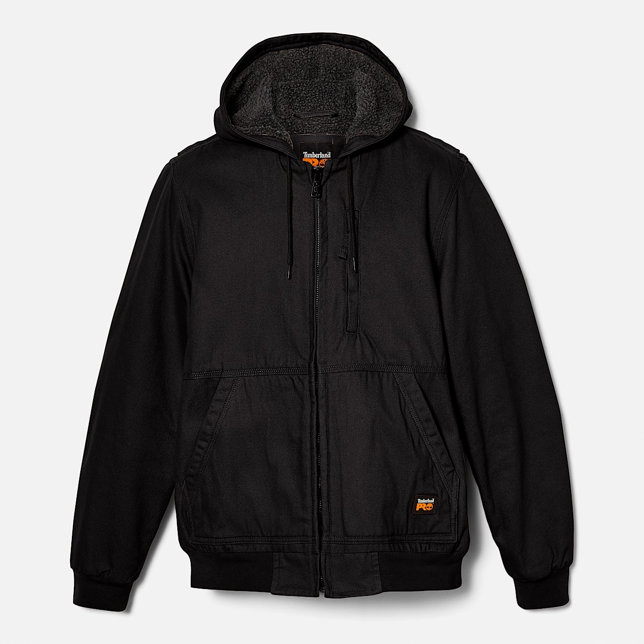 Men's Timberland PRO® Gritman Fleece-Lined Hooded Canvas Jacket - 7