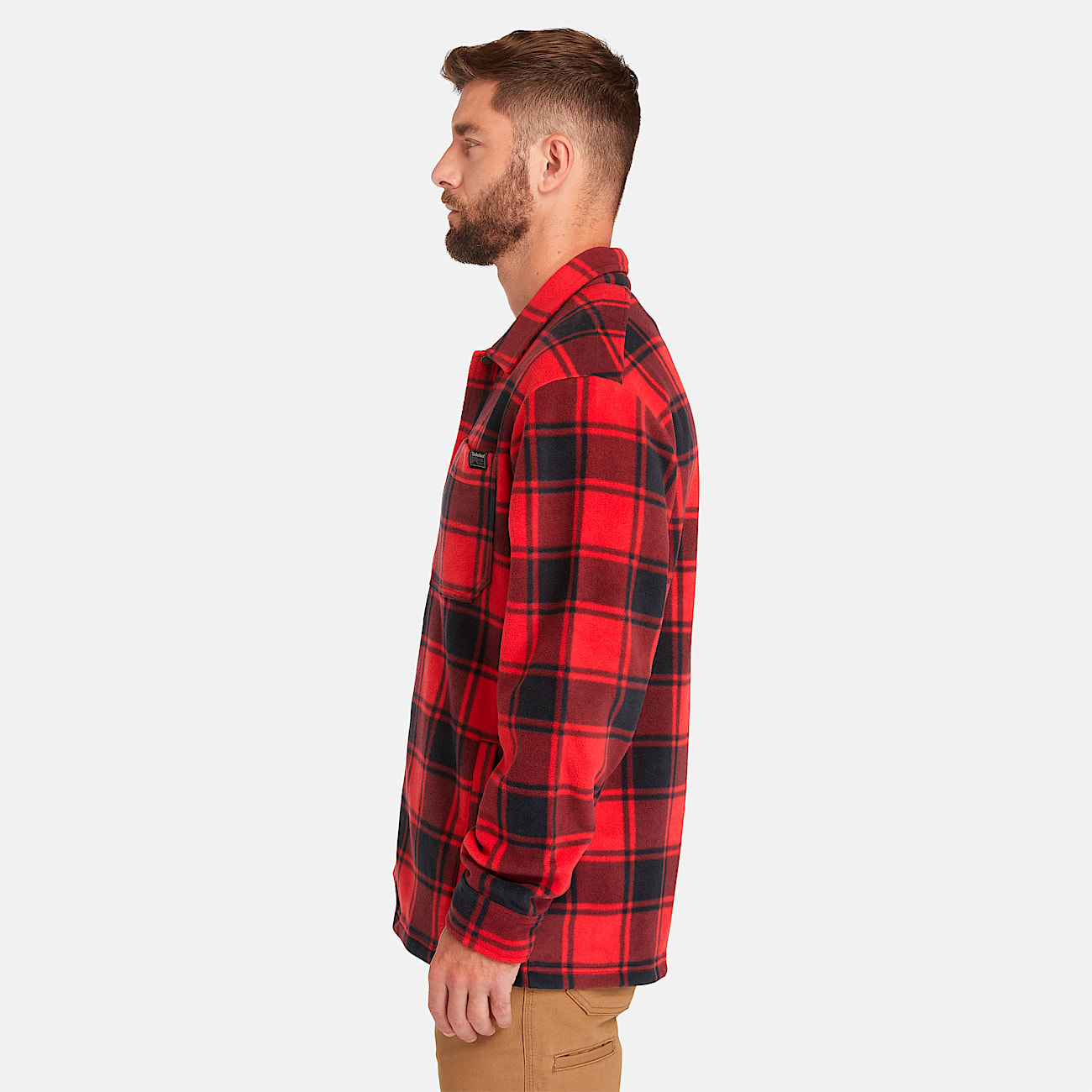 Men's Timberland PRO® Gritman Check Heavyweight Fleece Shirt - 4