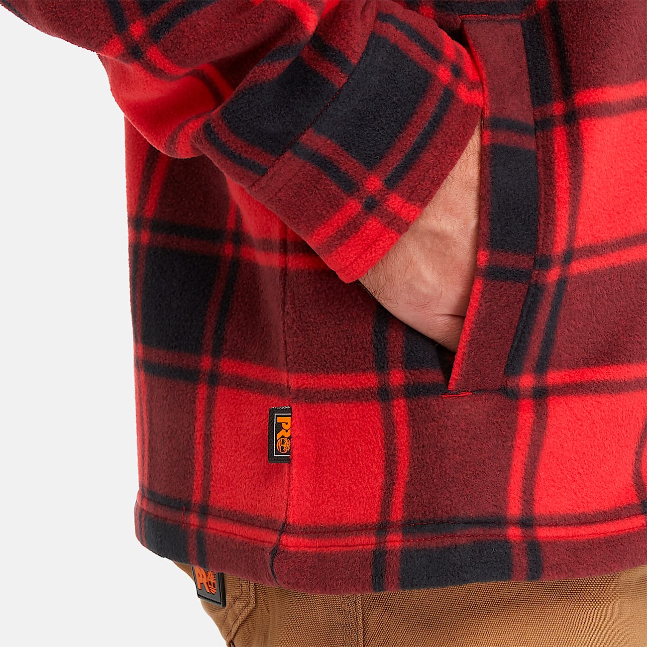 Men's Timberland PRO® Gritman Check Heavyweight Fleece Shirt - 3