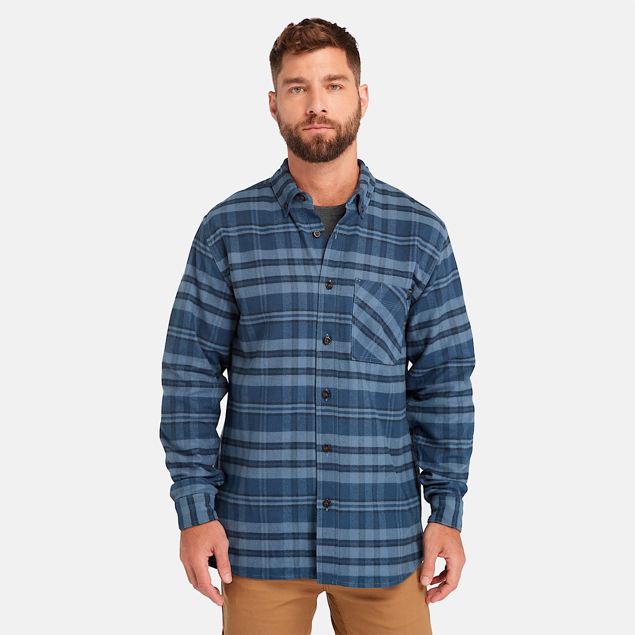 Men's Timberland PRO® Woodfort Midweight Flannel Shirt
