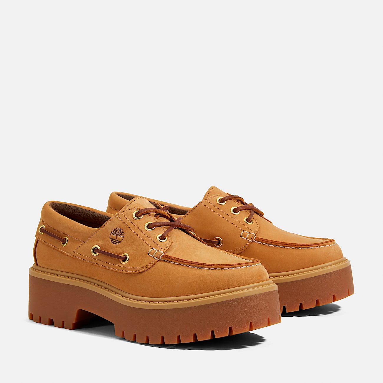 Women’s Stone Street Platform Boat Shoe - 4