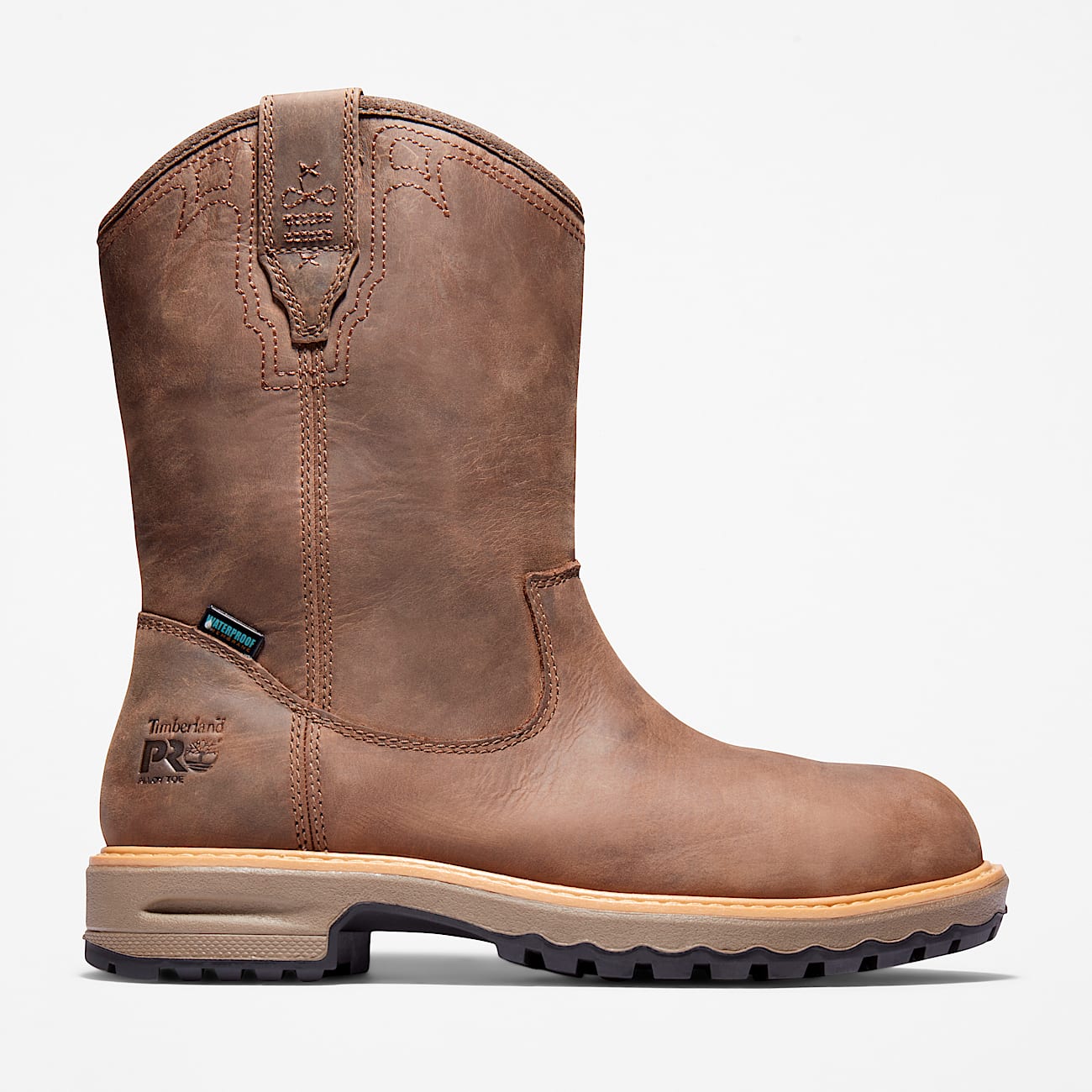 Women's Ashlar Pull On Alloy Toe Waterproof Work Boot - 1
