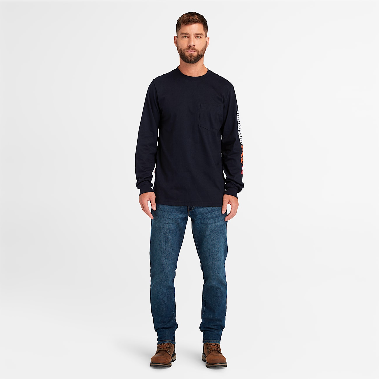 Men's Timberland PRO® Cotton Core Flame-Resistant Long-Sleeve T-Shirt - 2