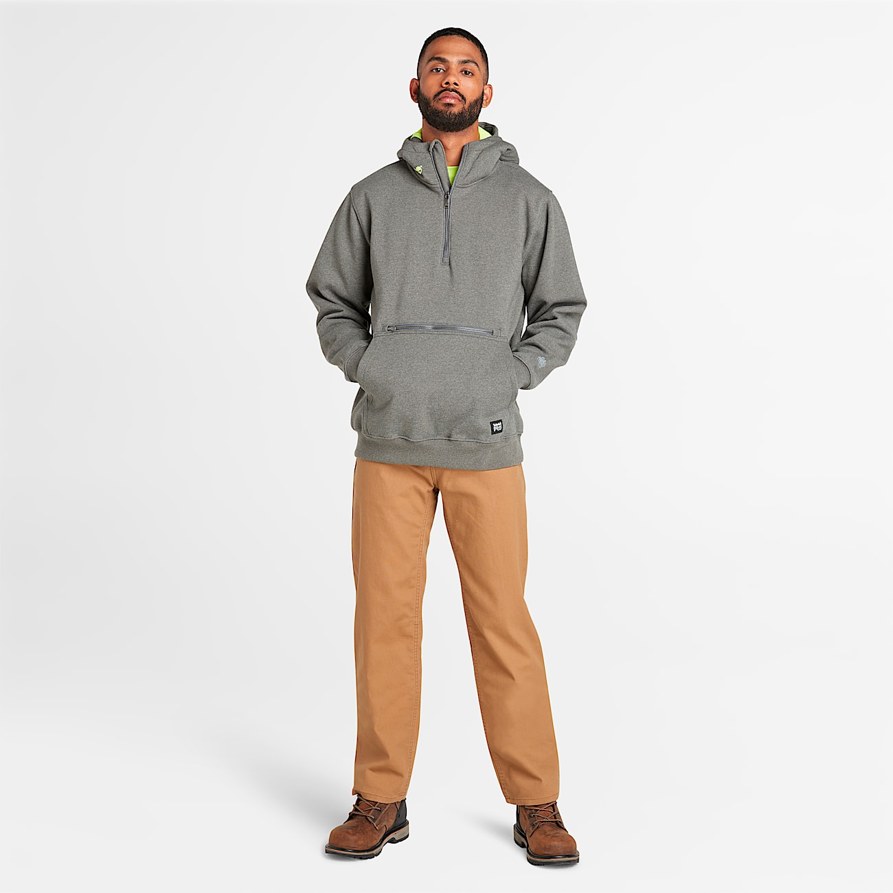 Men's Timberland PRO® Hood Honcho HD Quarter-Zip Hoodie - 2