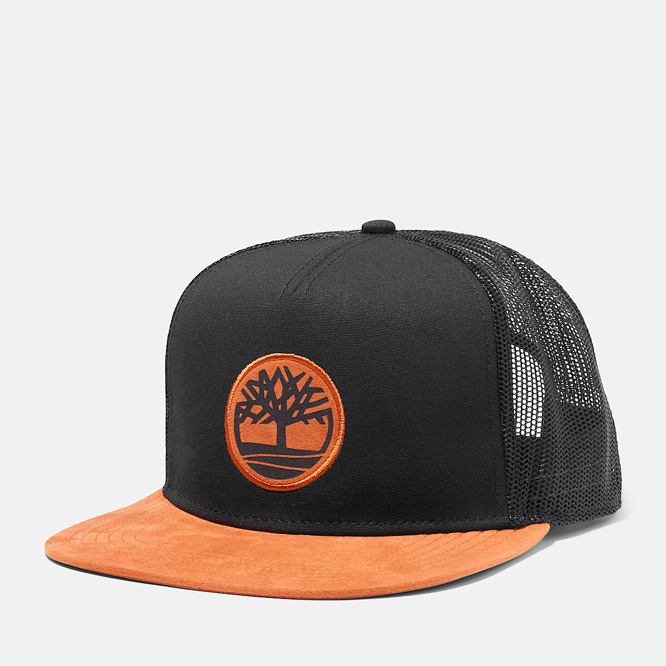 Trucker Hat w/Faux Suede Brim