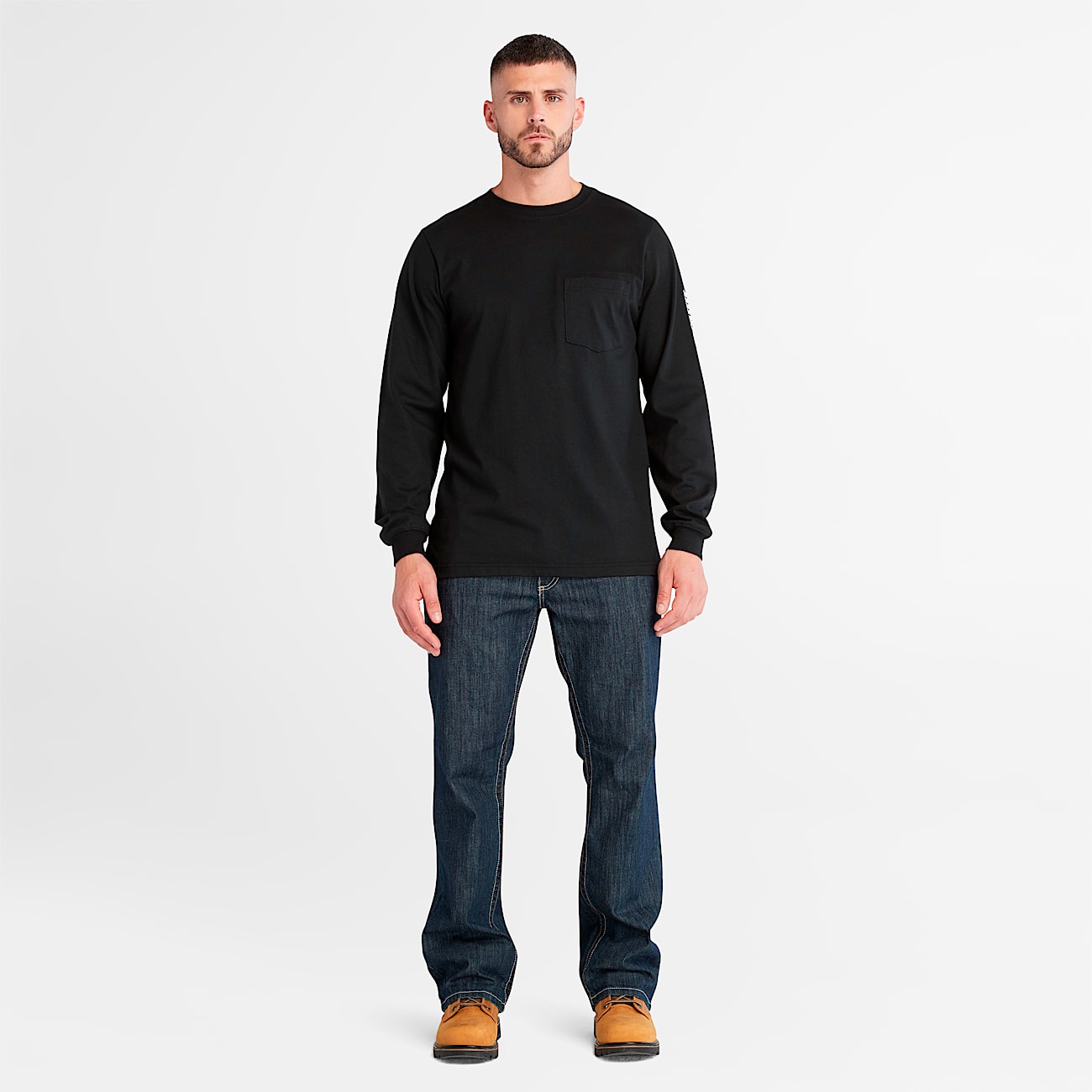 Men's Timberland PRO® Cotton Core Flame-Resistant Long-Sleeve T-Shirt - 1