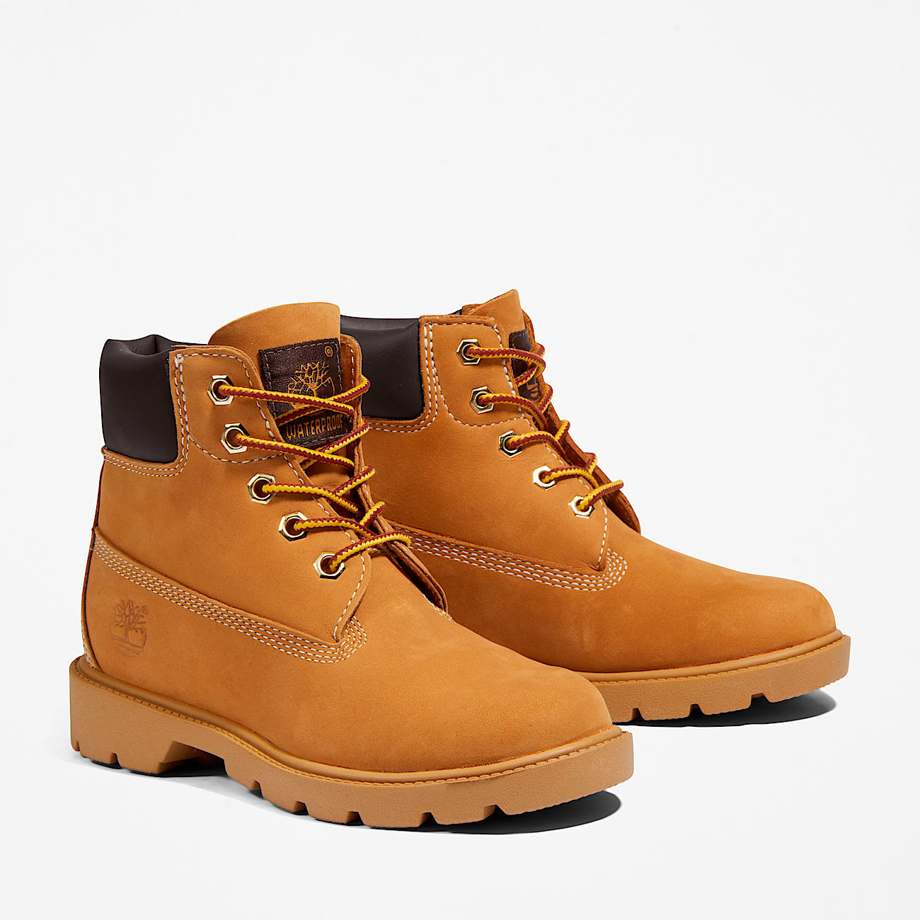 Junior Timberland® Premium 6-Inch Lace-Up Waterproof Boot