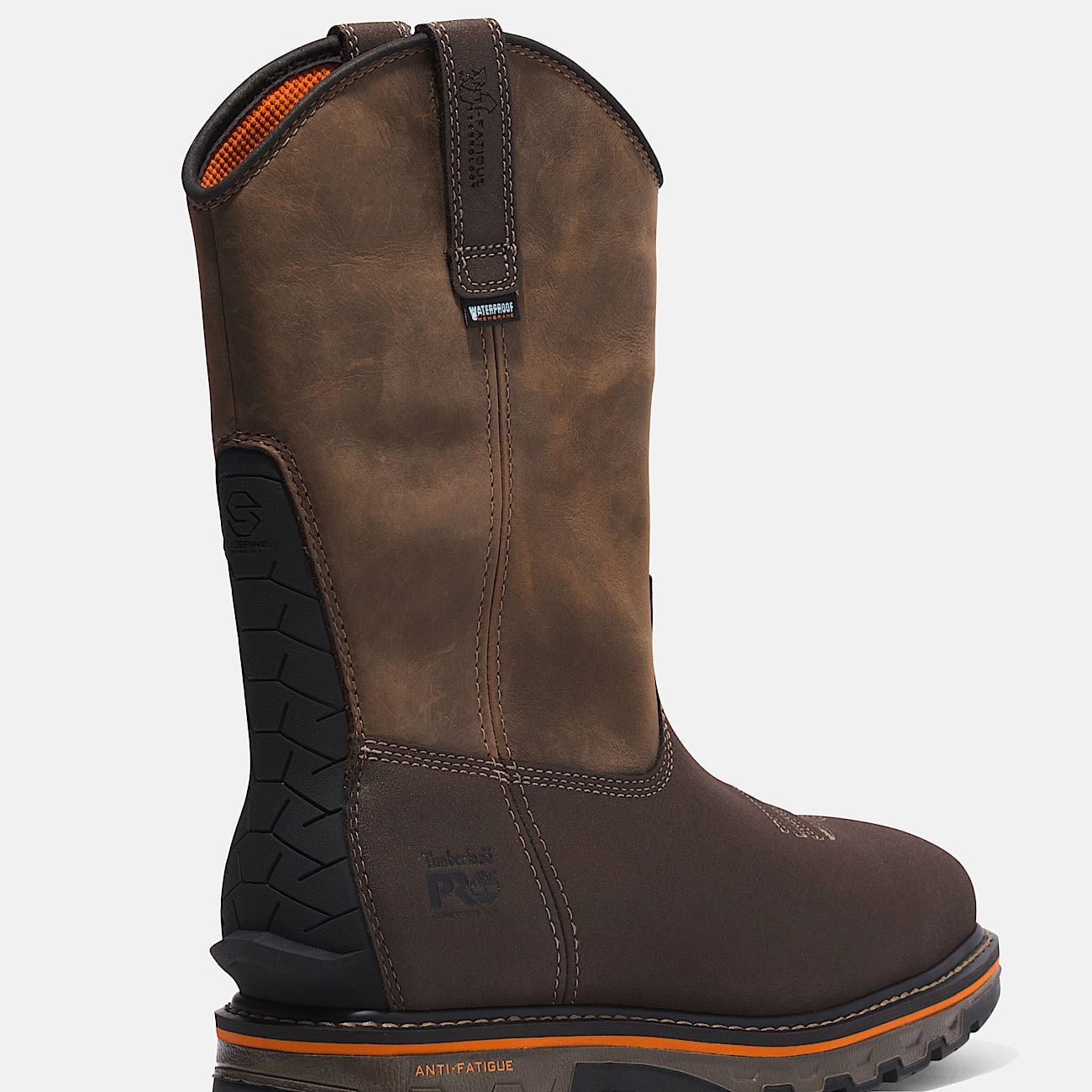 Men's Timberland PRO® True Grit Waterproof Comp-Toe Pull-On Boot - 7