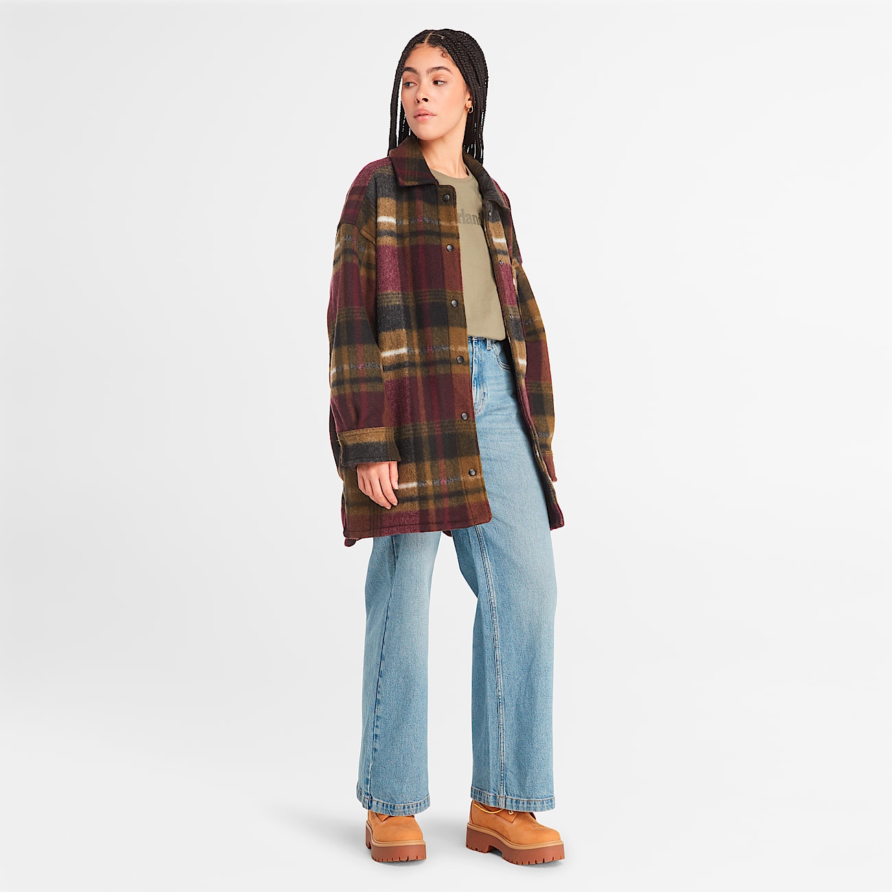 Women's Wool Shirt Jacket