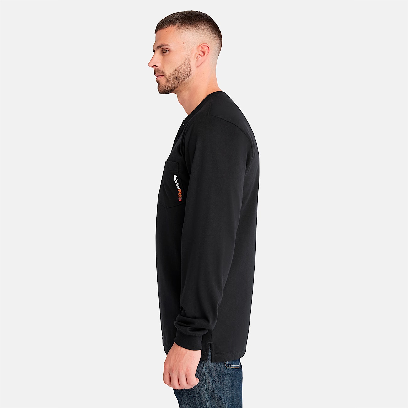 Men's Timberland PRO® Cotton Core Flame-Resistant Long-Sleeve Henley