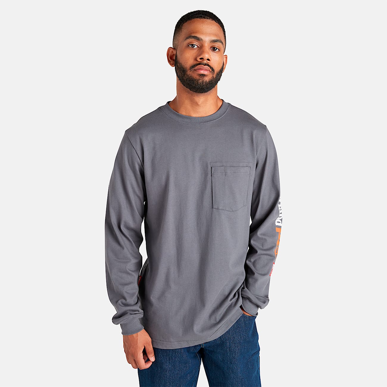 Men's Timberland PRO® Cotton Core Flame-Resistant Long-Sleeve T-Shirt - 1