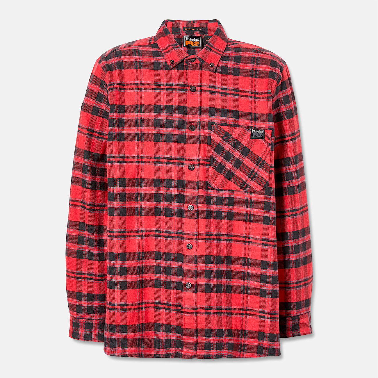 Men's Timberland PRO® Woodfort Midweight Flannel Shirt - 6