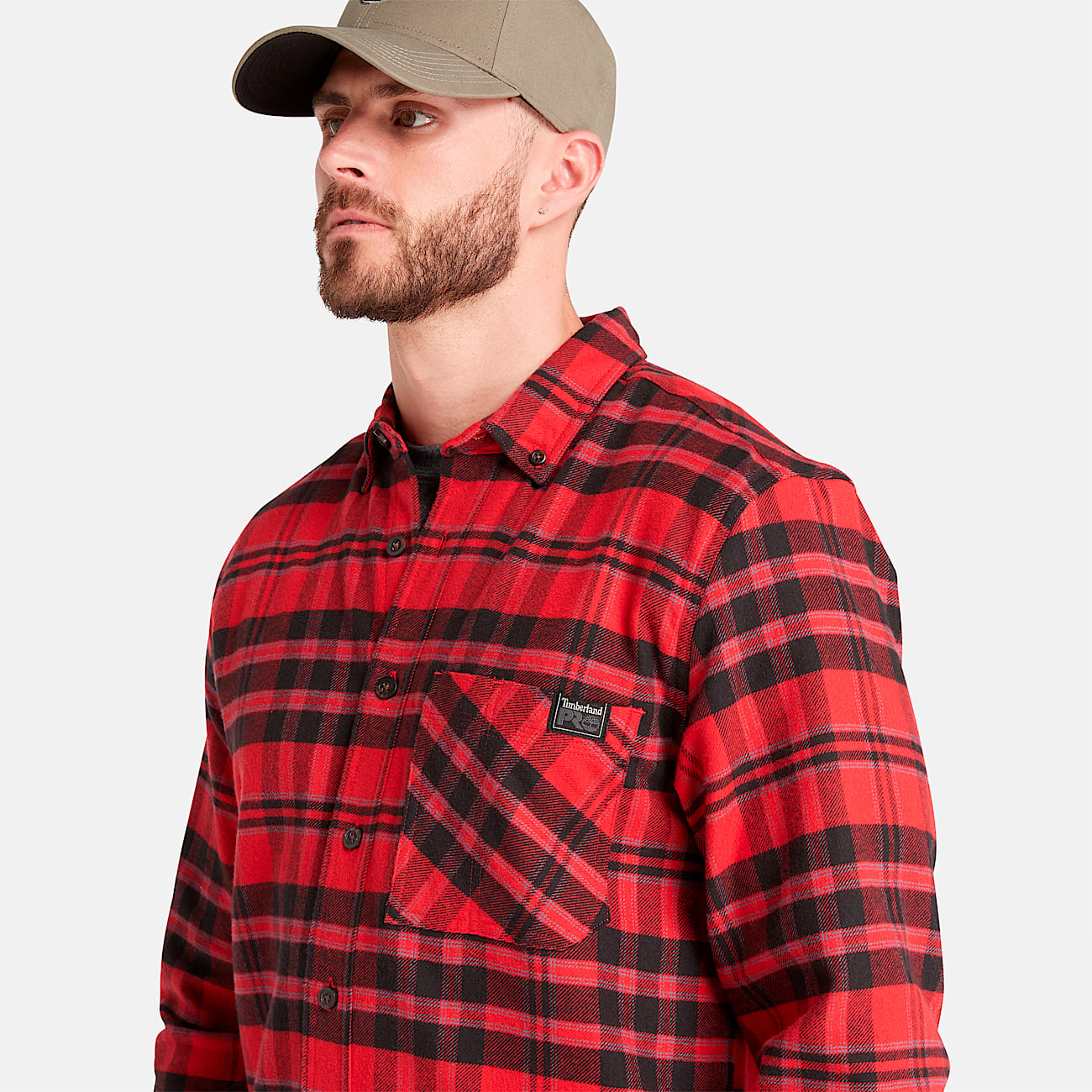 Men's Timberland PRO® Woodfort Midweight Flannel Shirt - 3