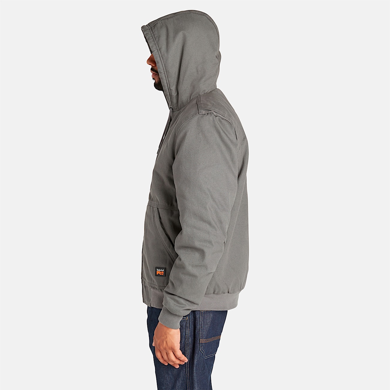 Chamarra de lona con forro polar y gorro Gritman para hombre.