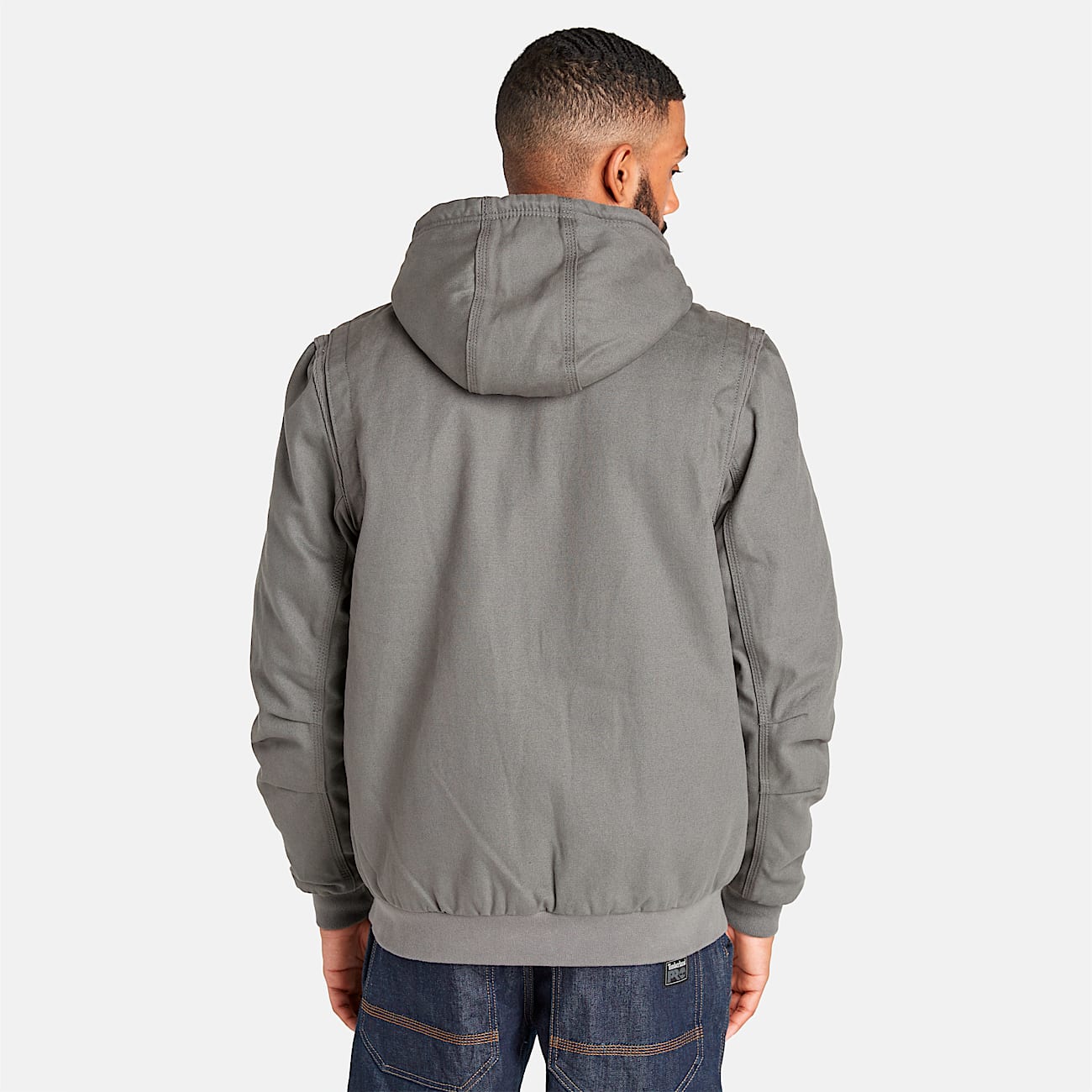 Chamarra de lona con forro polar y gorro Gritman para hombre.