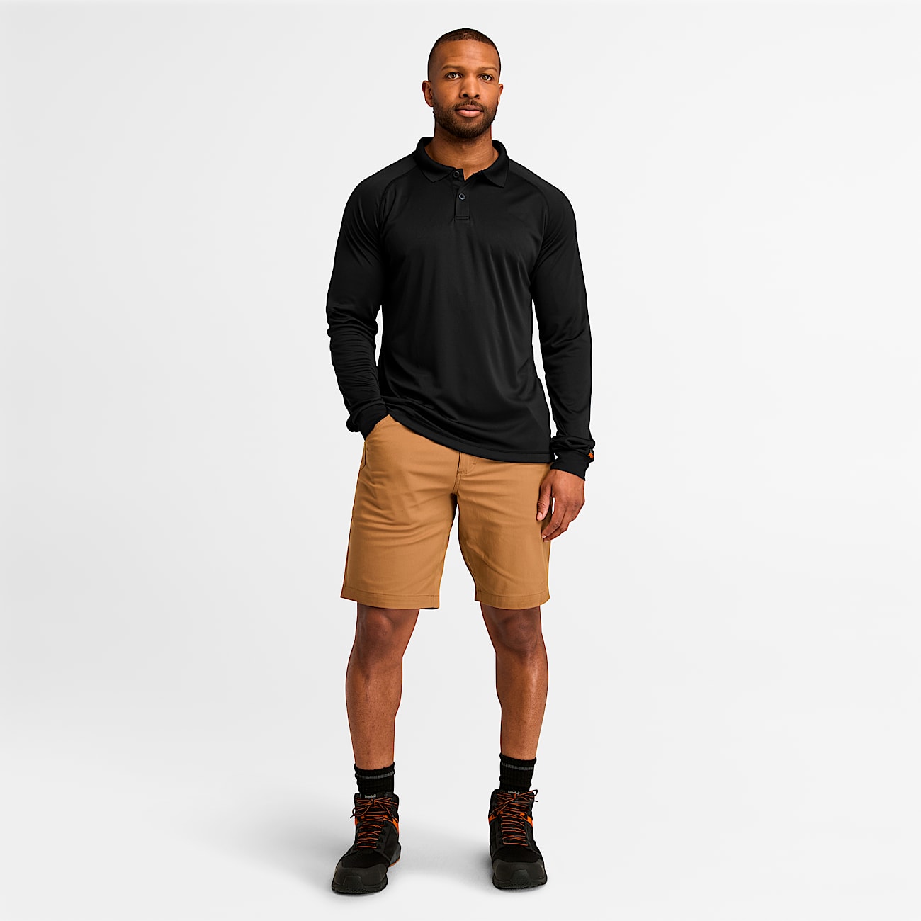 Men's Timberland PRO® Wicking Good Long Sleeve Polo