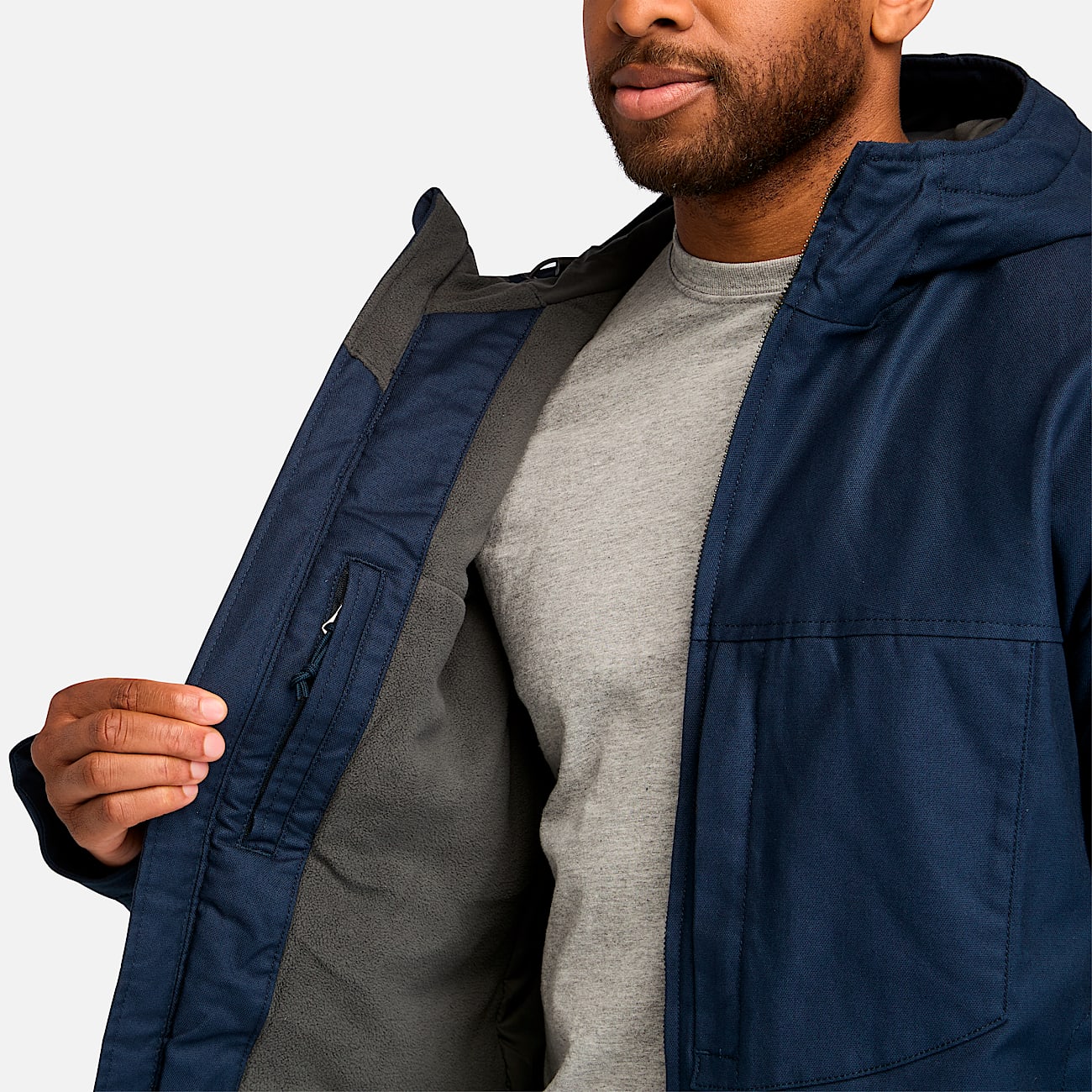 Men's Timberland PRO® GritFlex Canvas Hooded Jacket - 4
