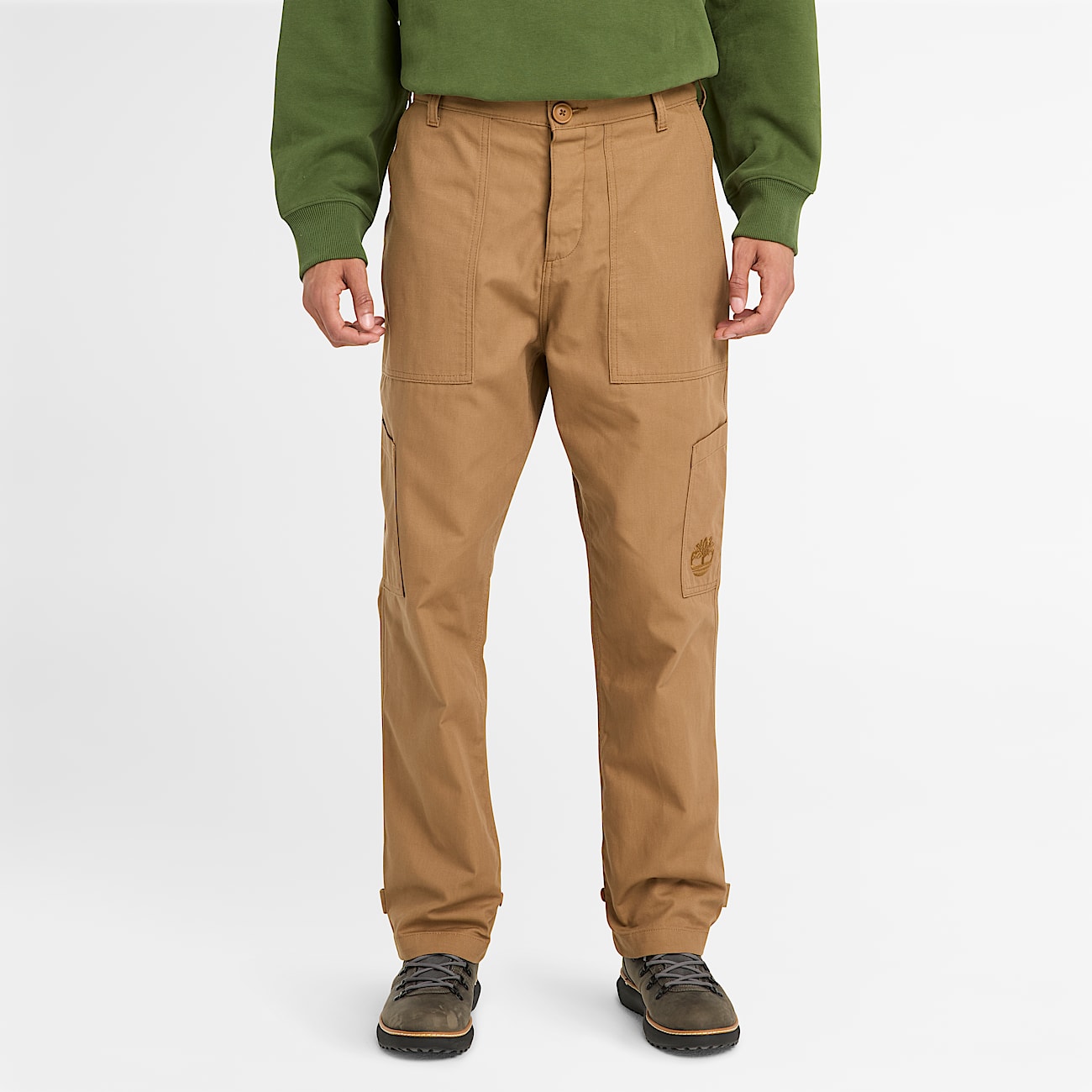 Wide-Leg Cargo Pant