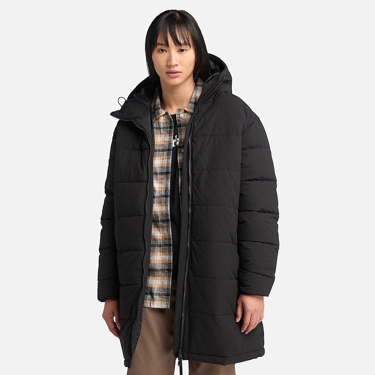 Women's Water-Repellent Puffer Parka - 1