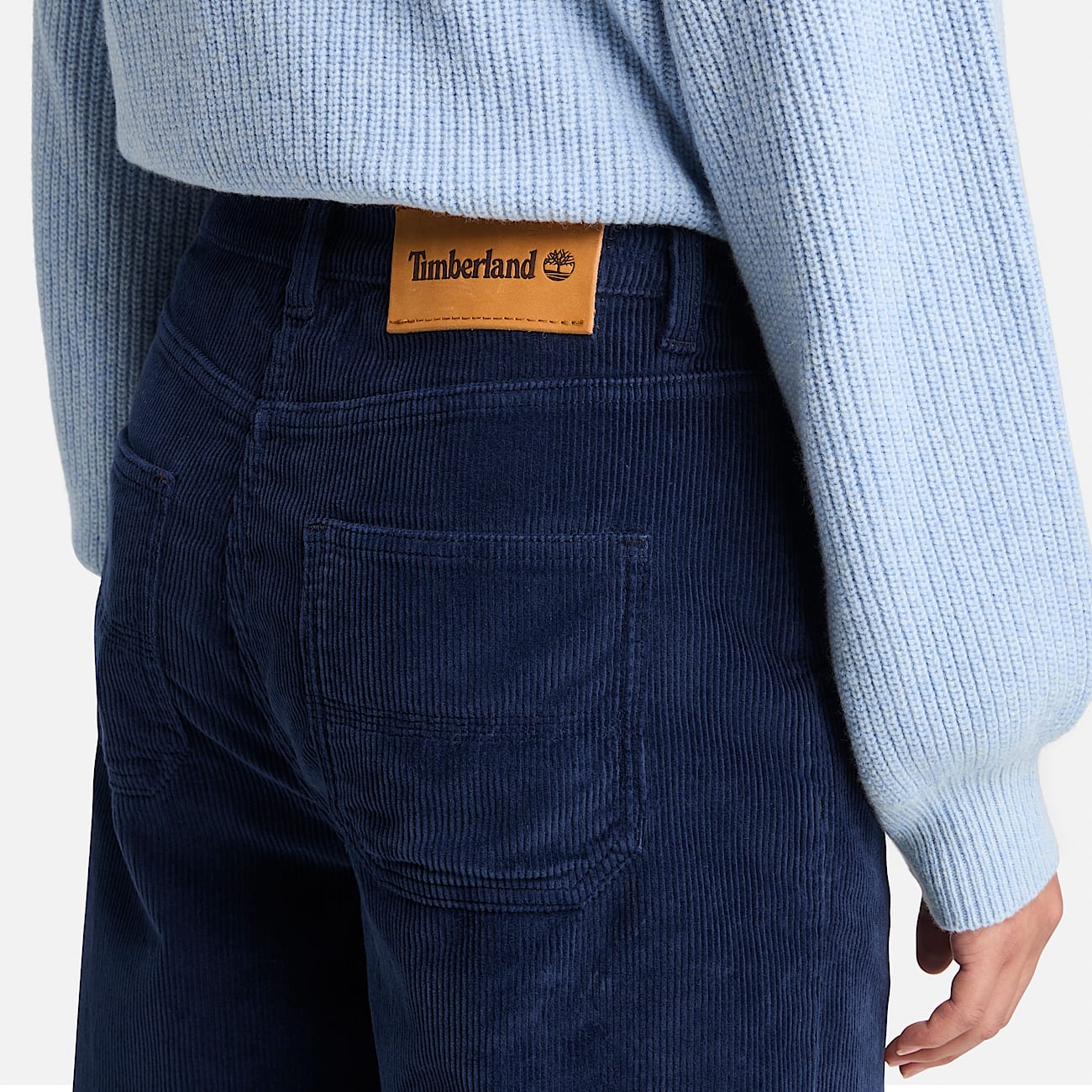 Women's Corduroy Wide-Leg Pants - Dark Navy | Timberland US