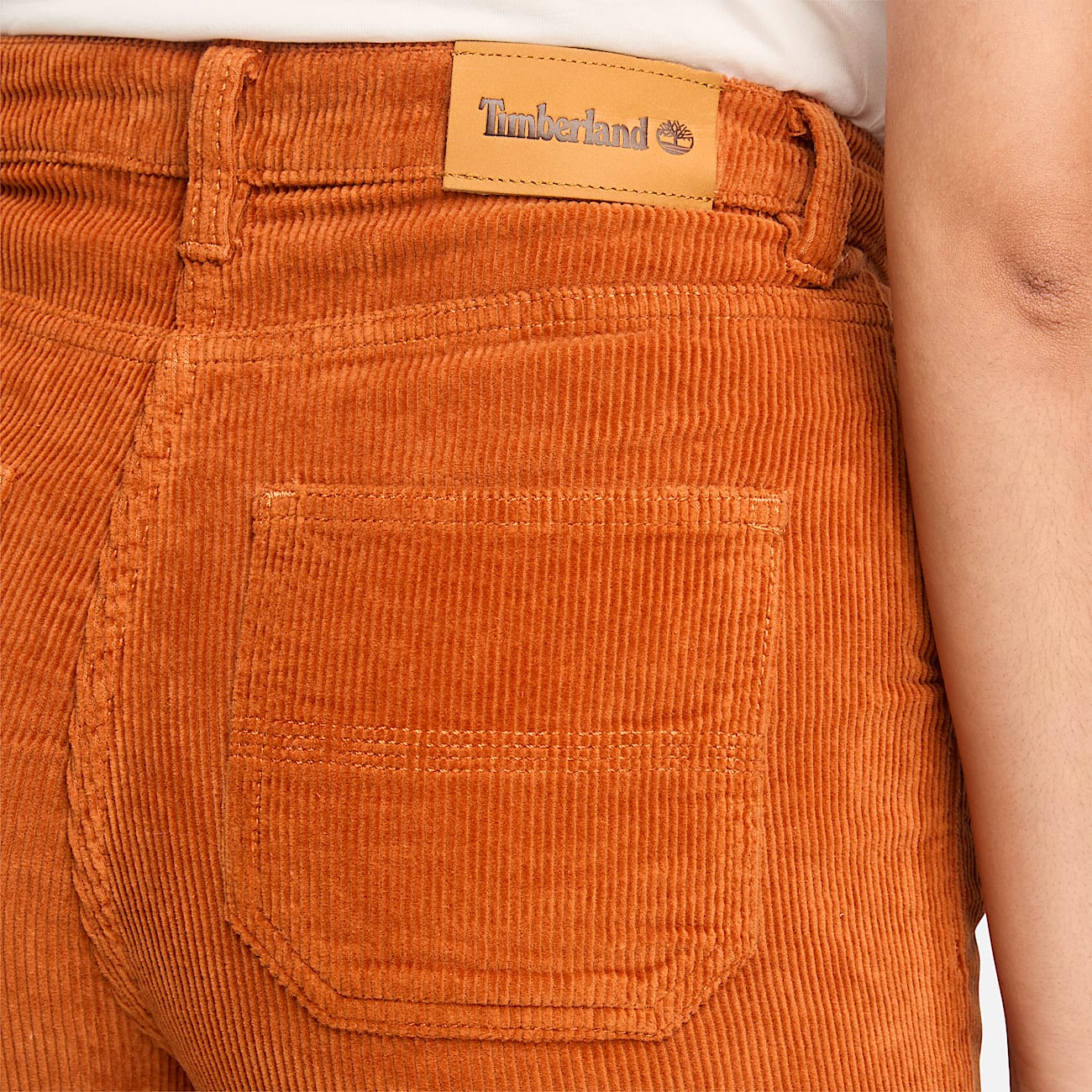 Women's Corduroy Wide-Leg Pants - Umber | Timberland US