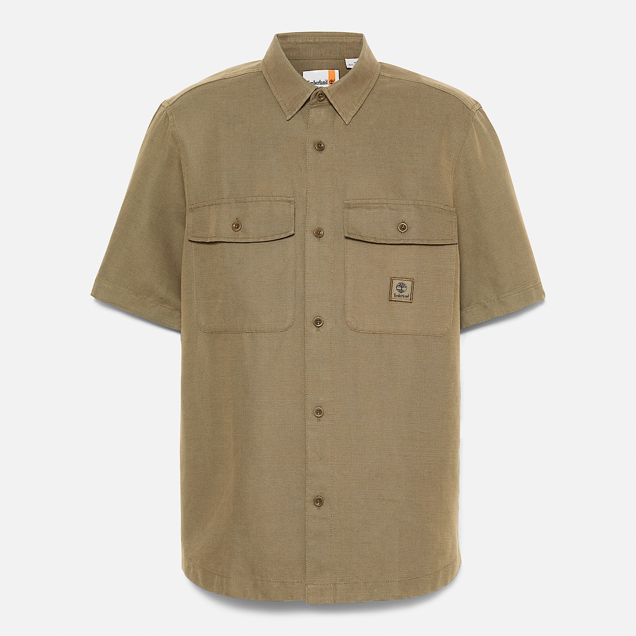 Sobrecamisa de algodón y lino para hombre - 6