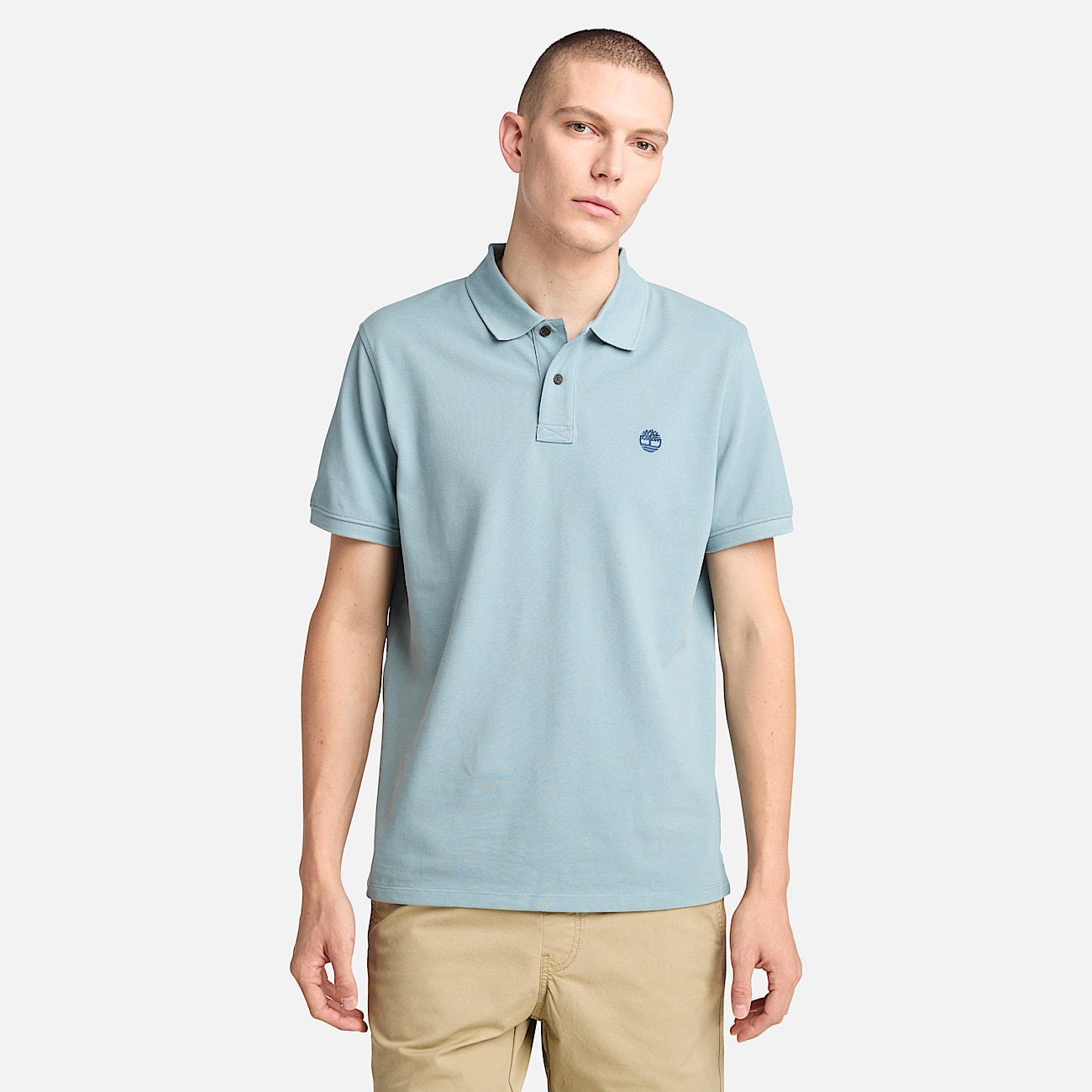 【ポイント10倍】 Short-Sleeve River Millers Men's Pique Shirt Polo レディースウェア