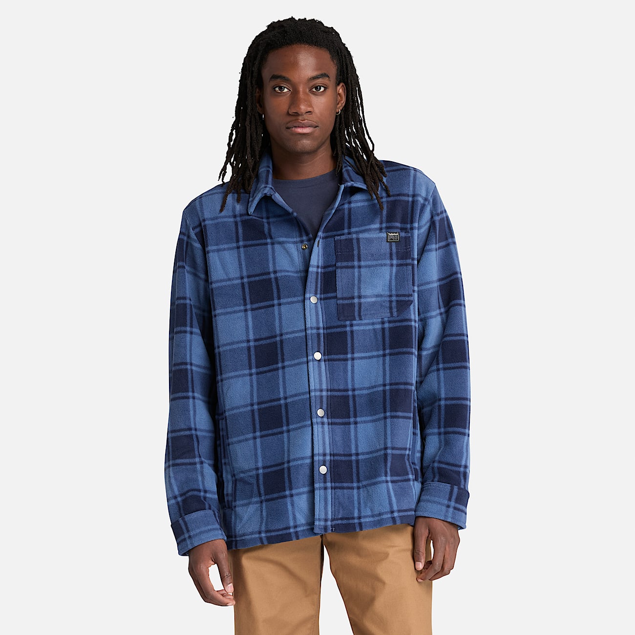 Men's Timberland PRO® Gritman Check Heavyweight Fleece Shirt - 1