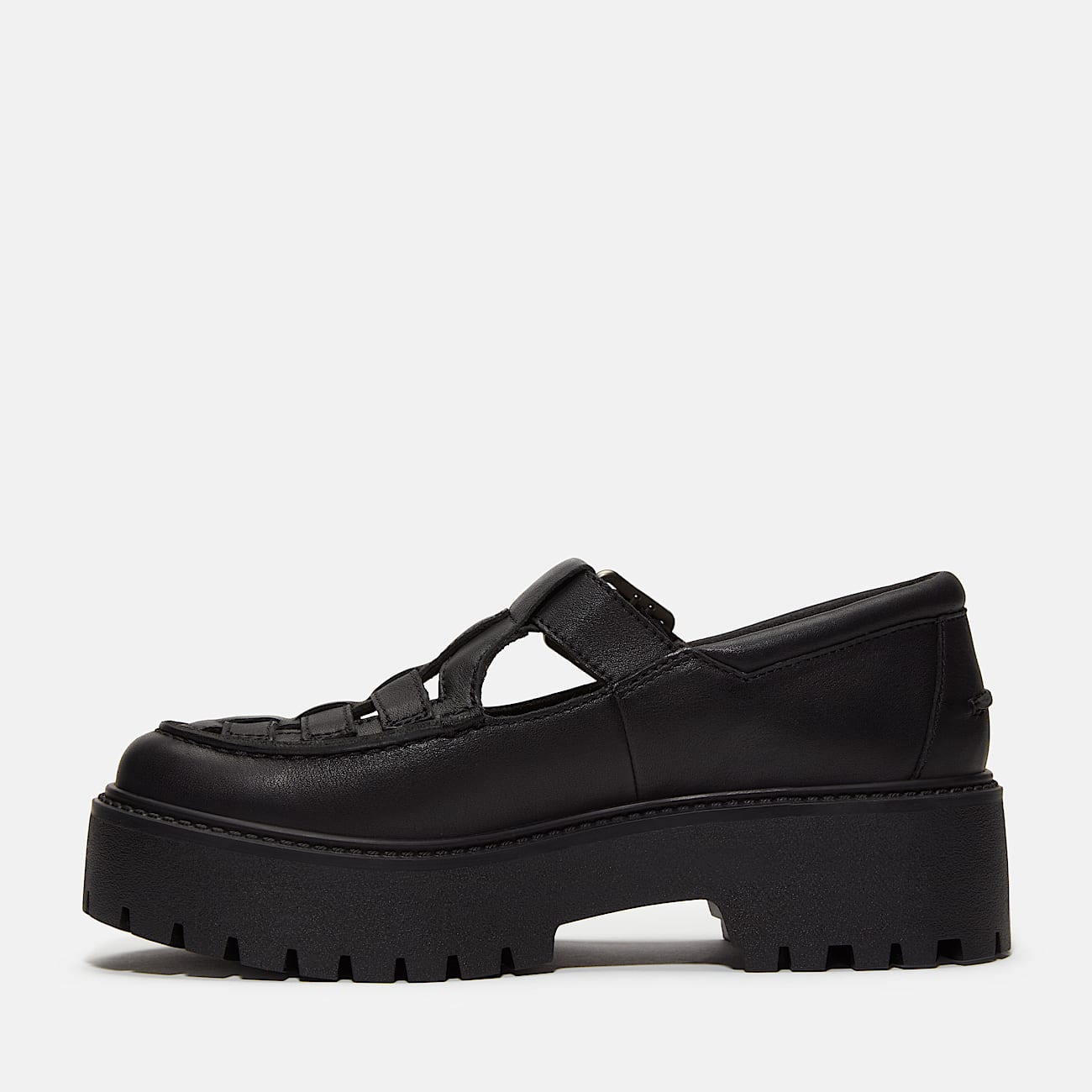Women's Stone Street Platform Buckle Shoe - 6