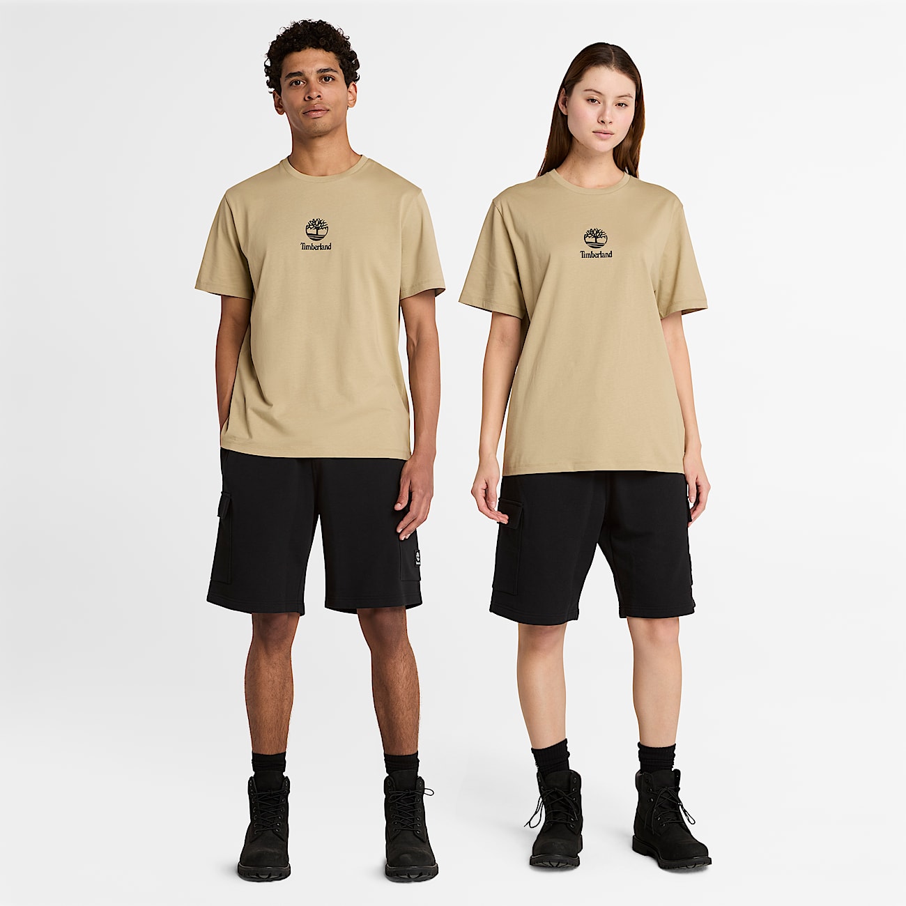Woven Badge Cargo Sweatshort - 1