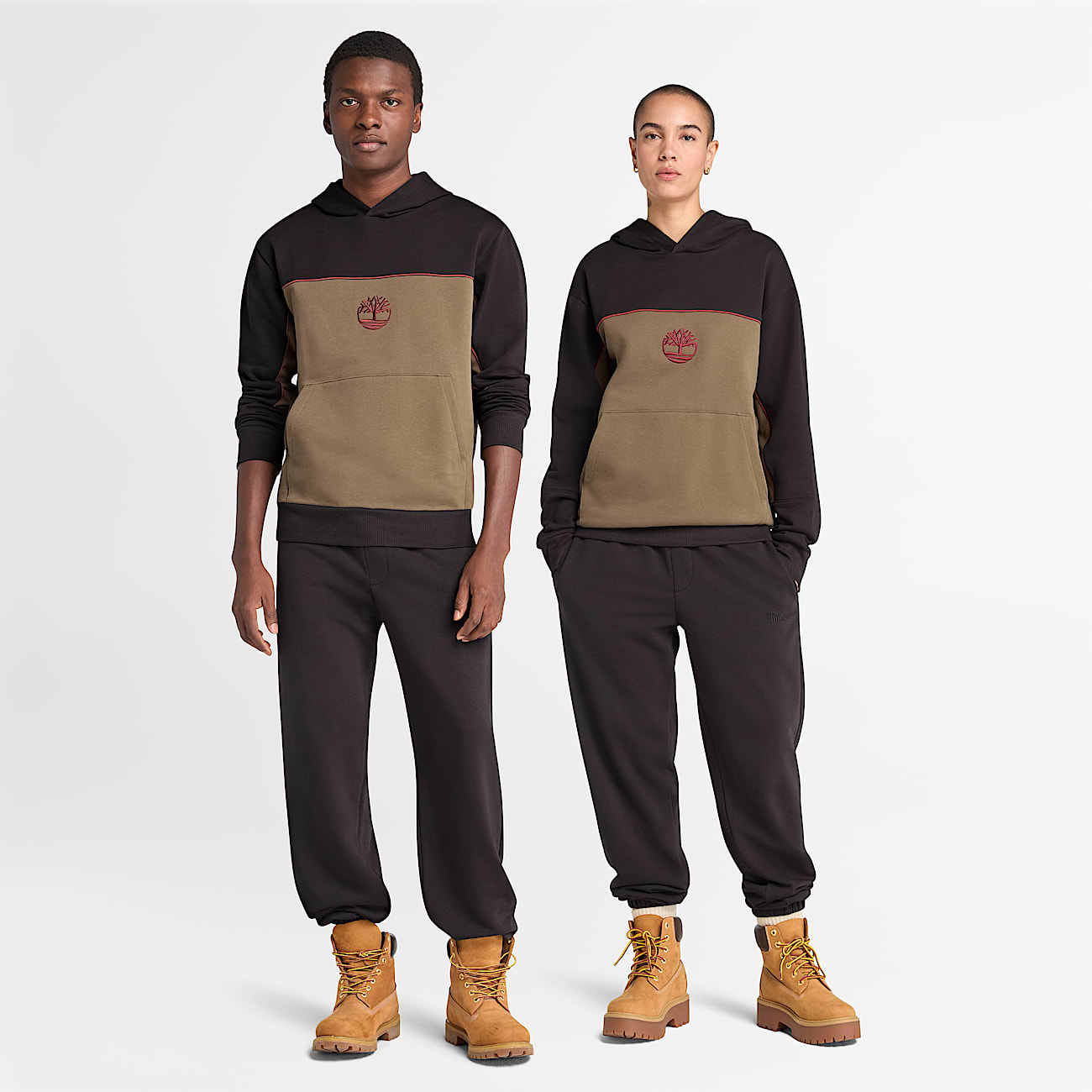 Cut-and-Sew Hoodie - 1