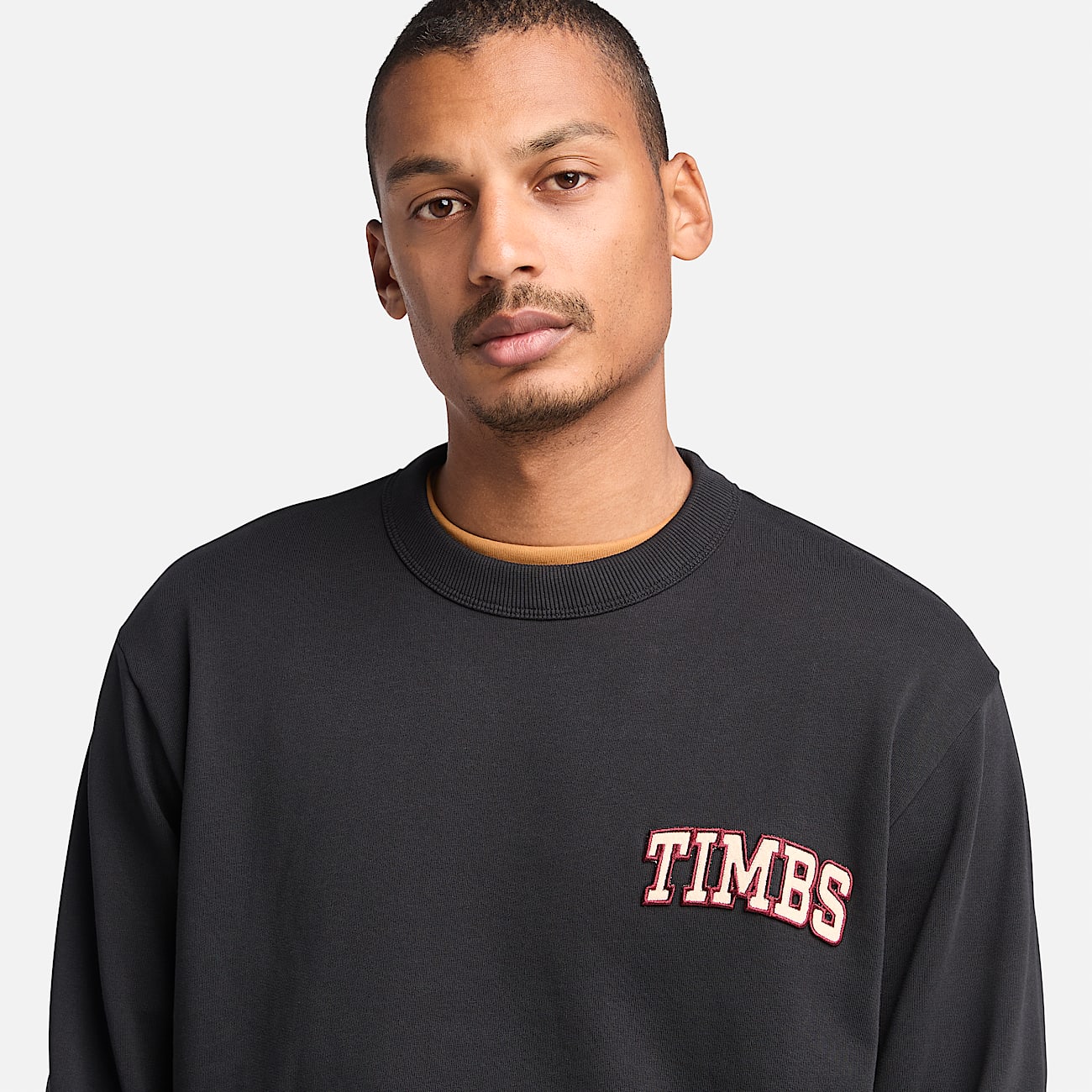 Men's Front Timbs Graphic Crew Neck Sweatshirt - 3