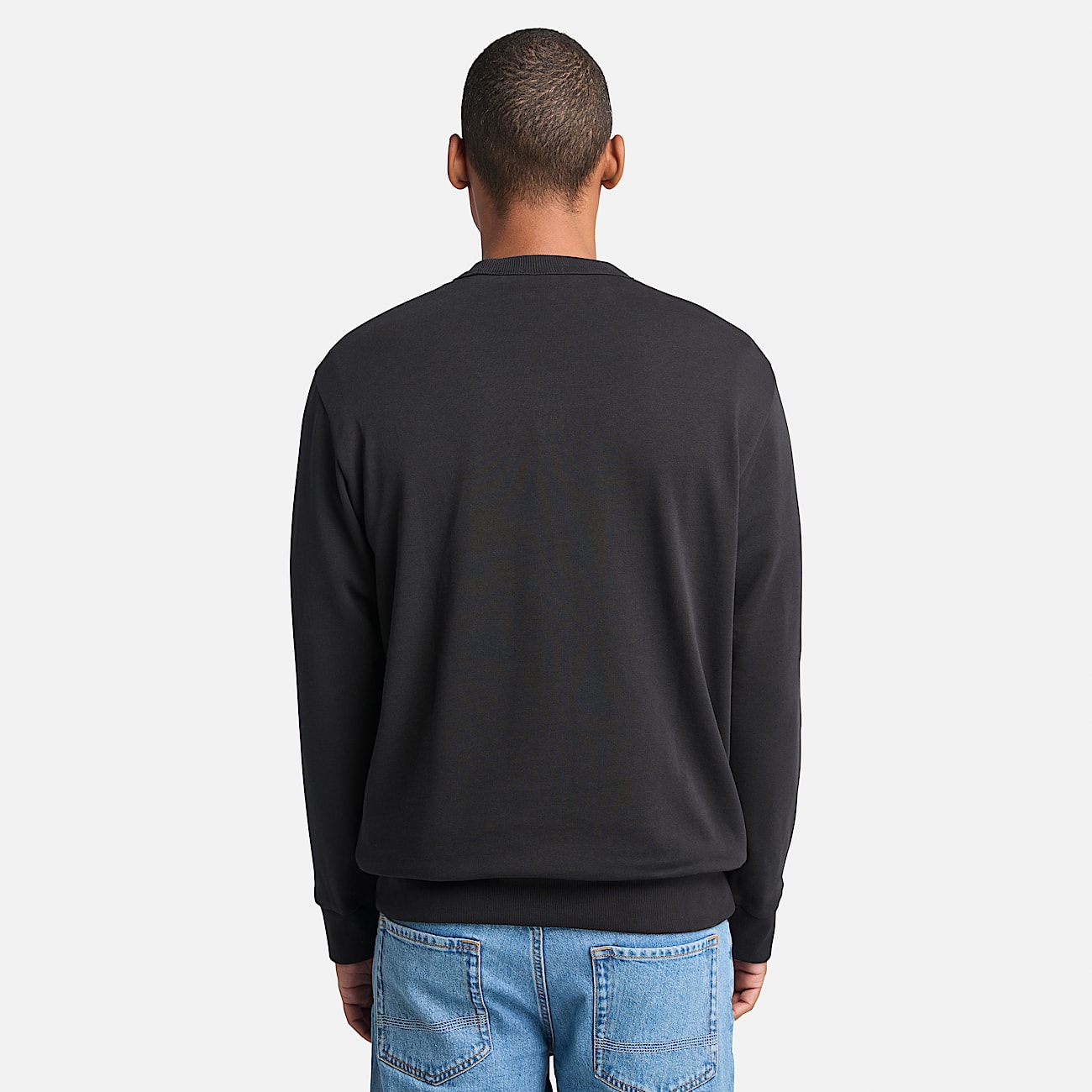 Men's Front Timbs Graphic Crew Neck Sweatshirt - 4
