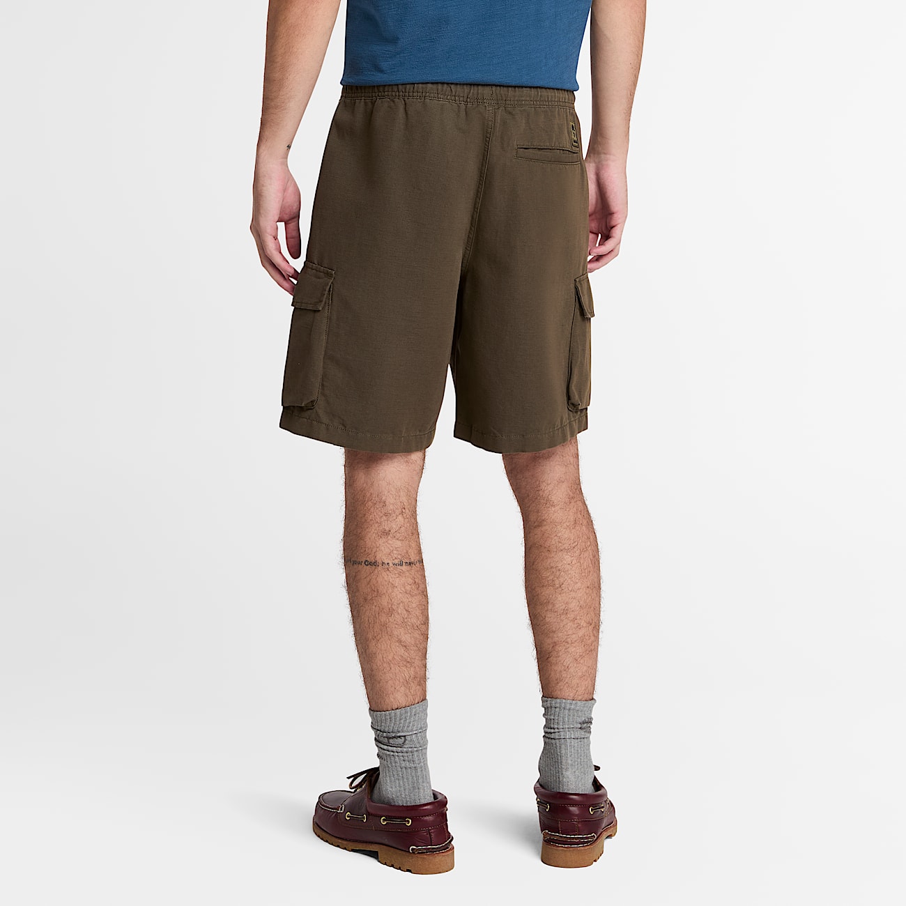 Men's Cotton Linen Utility Short