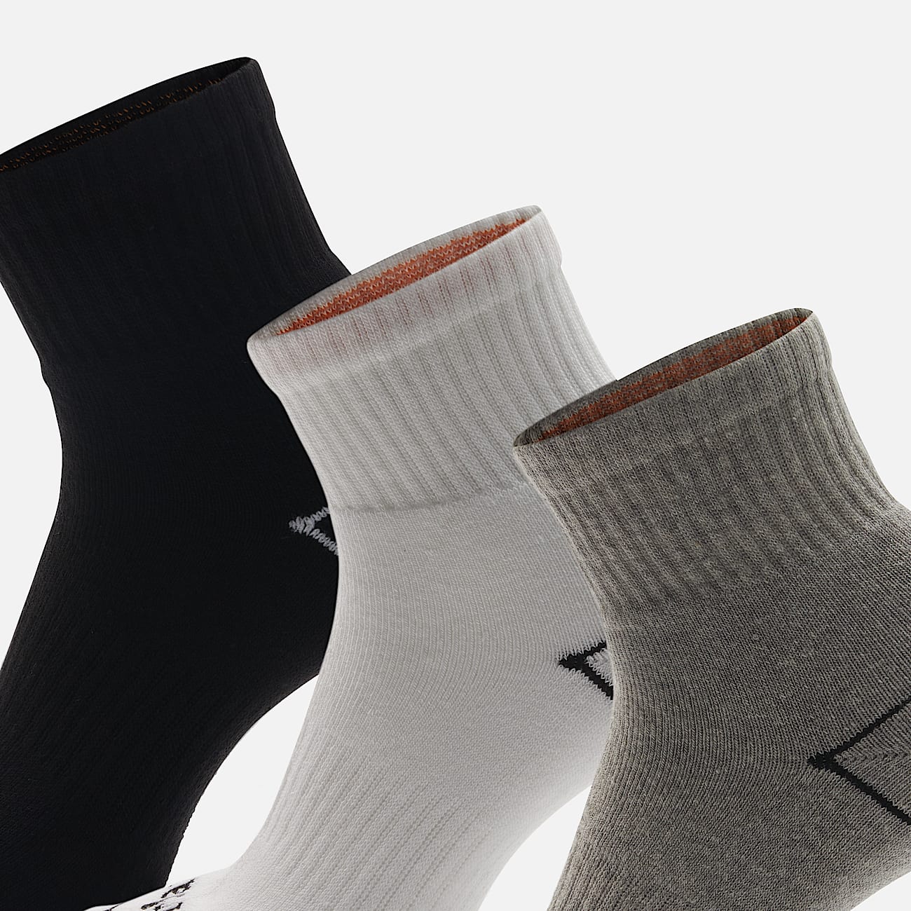 Bowden 3-Pack Full Cushion Quarter Sock - 3