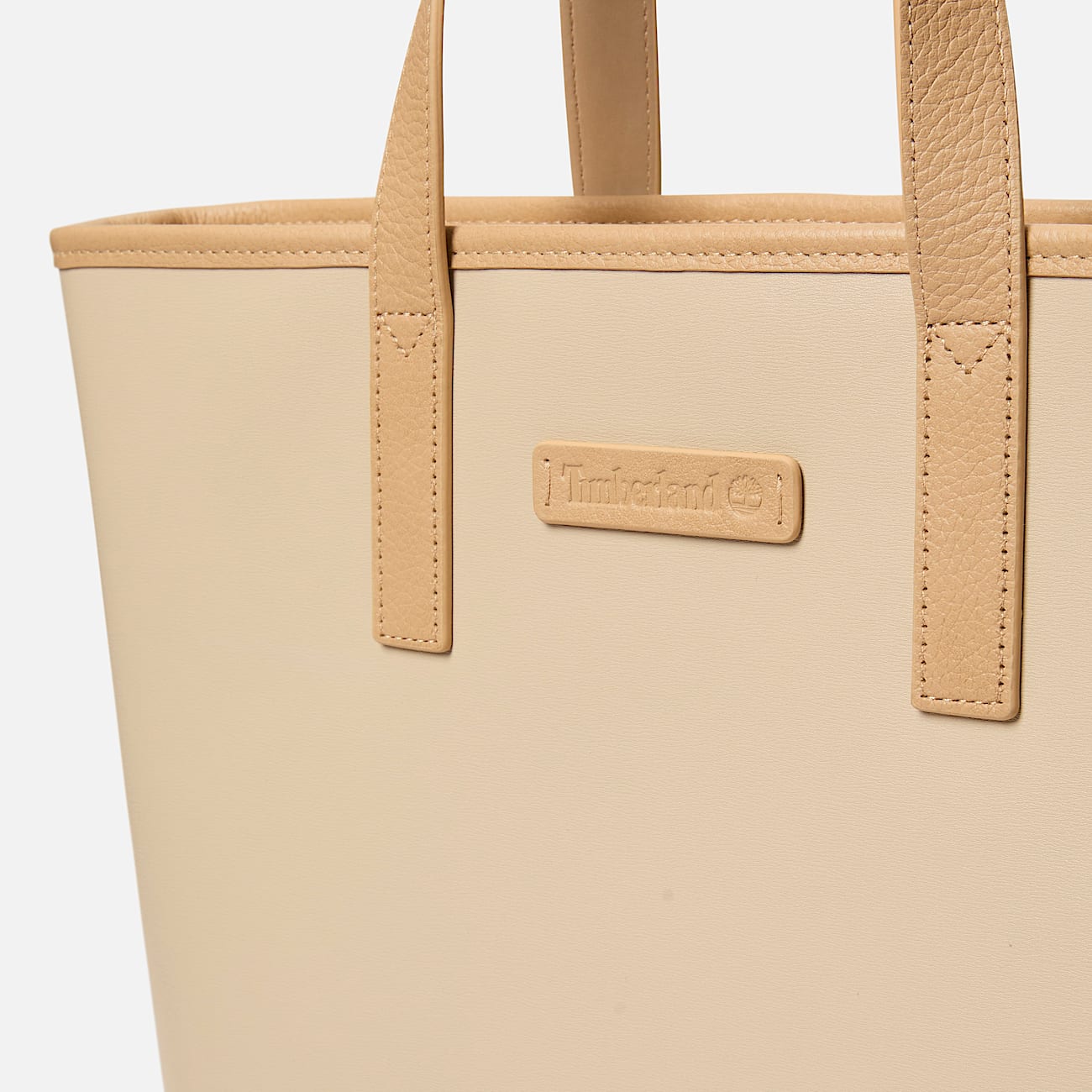 ★TOUT Y EST★ CO Webbing Basic Tote Bag Beige WWP24B07E2 Canvas Tote Bag - Natural White/Natural Grey
