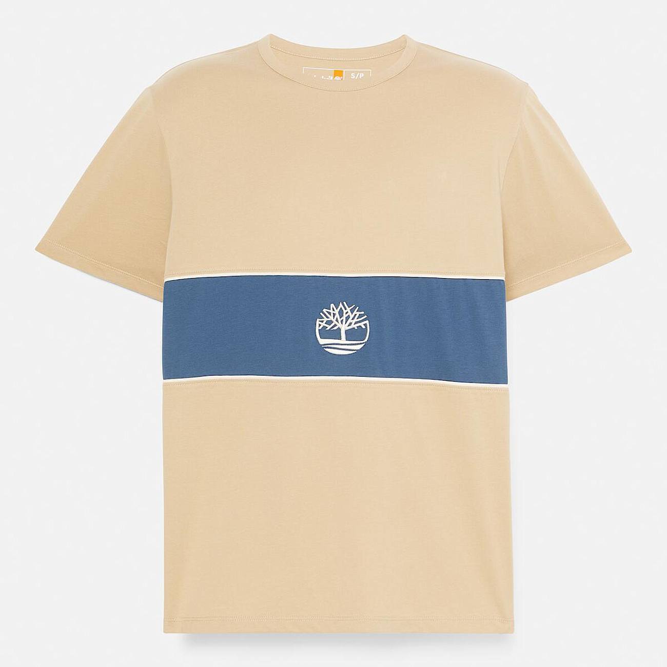 Cut-and-Sew Short-Sleeve T-Shirt