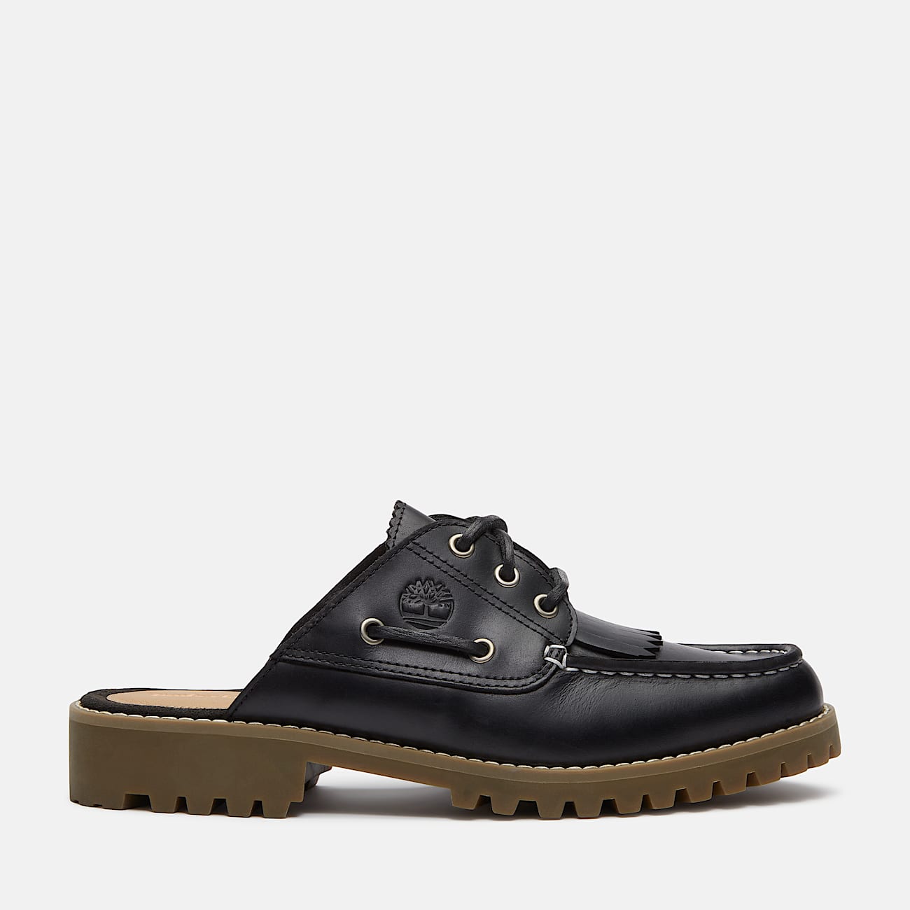 Women's Noreen 3-Eye Lug Handsewn Boat Shoes - Beige