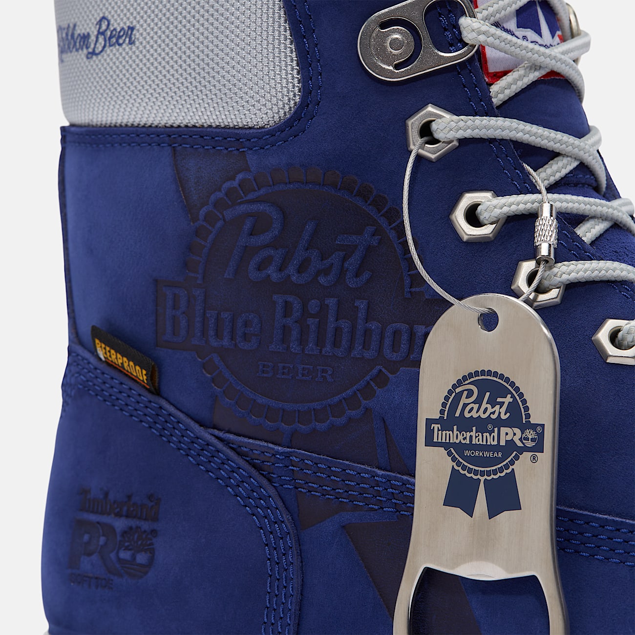 Men's Timberland PRO® and Pabst Blue Ribbon Direct Attach 6" Soft Toe Waterproof Work Boot - 11