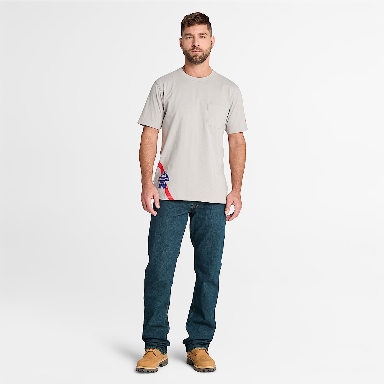 Men's Timberland PRO® and Pabst Blue Ribbon Short Sleeve T-Shirt - 2