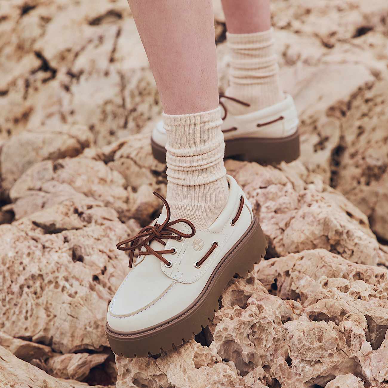 Women's Stone Street Platform Boat Shoe - 2