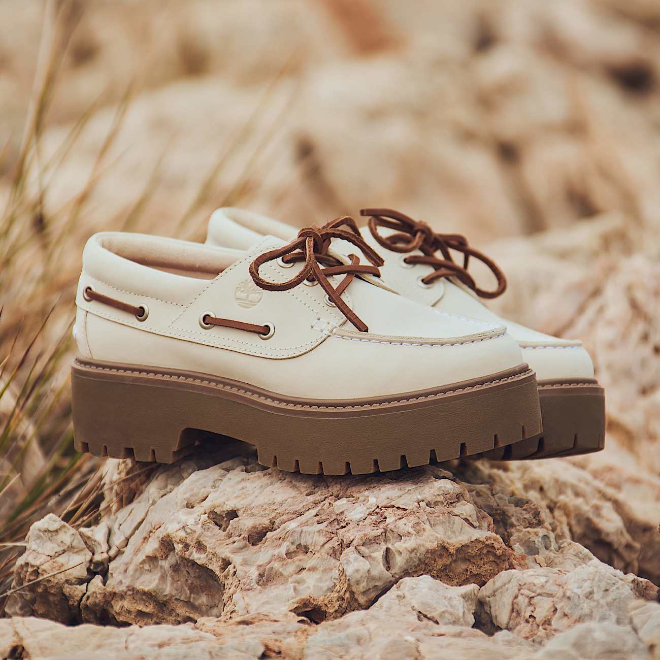 Women's Stone Street Platform Boat Shoe