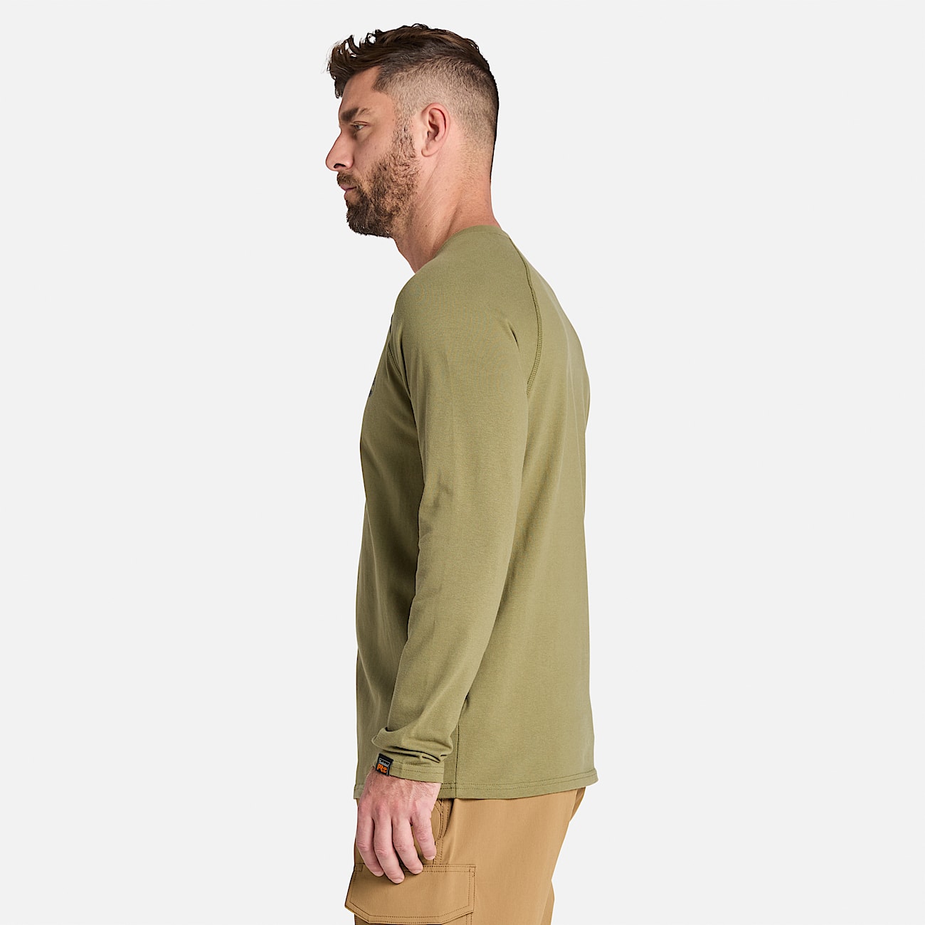 Men's Timberland PRO® Core Reflective Logo Long-Sleeve T-Shirt