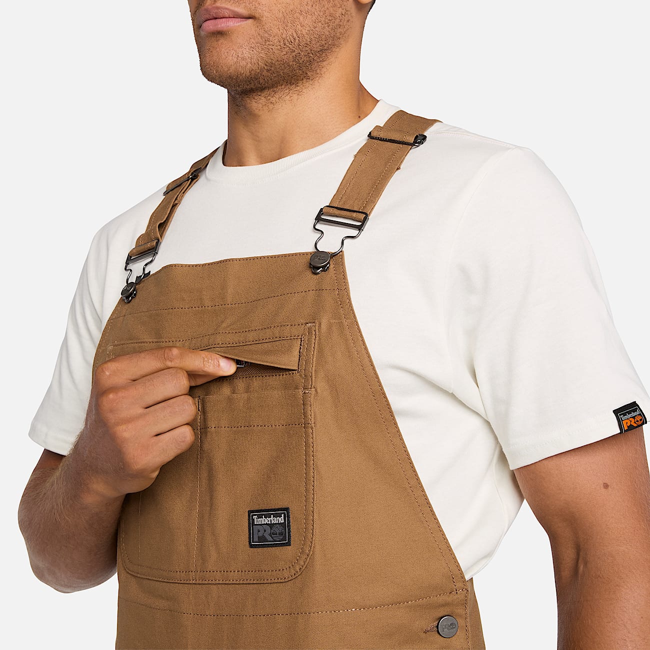 Men's Timberland PRO® GritFlex Canvas Bib Overall - 3