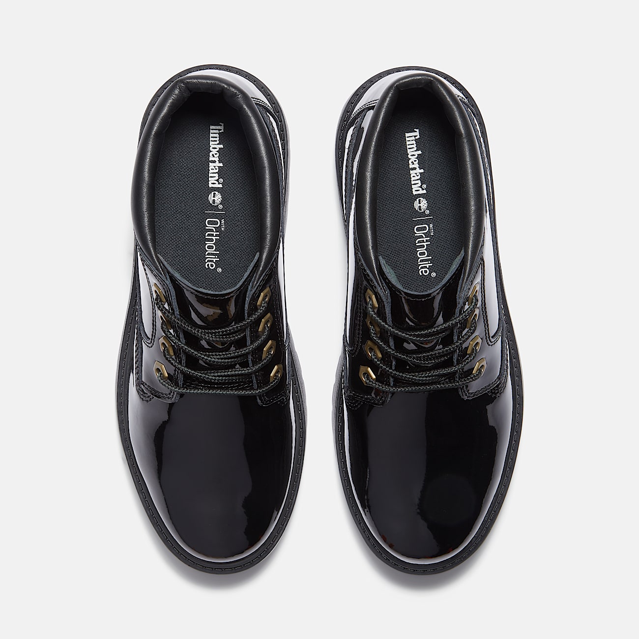 Women's Patent Leather Stone Street Platform Chukka - 2