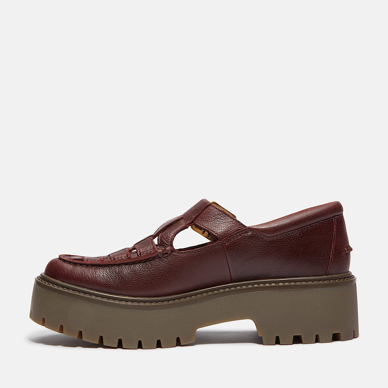 Women's Stone Street Platform Buckle Shoe - 6